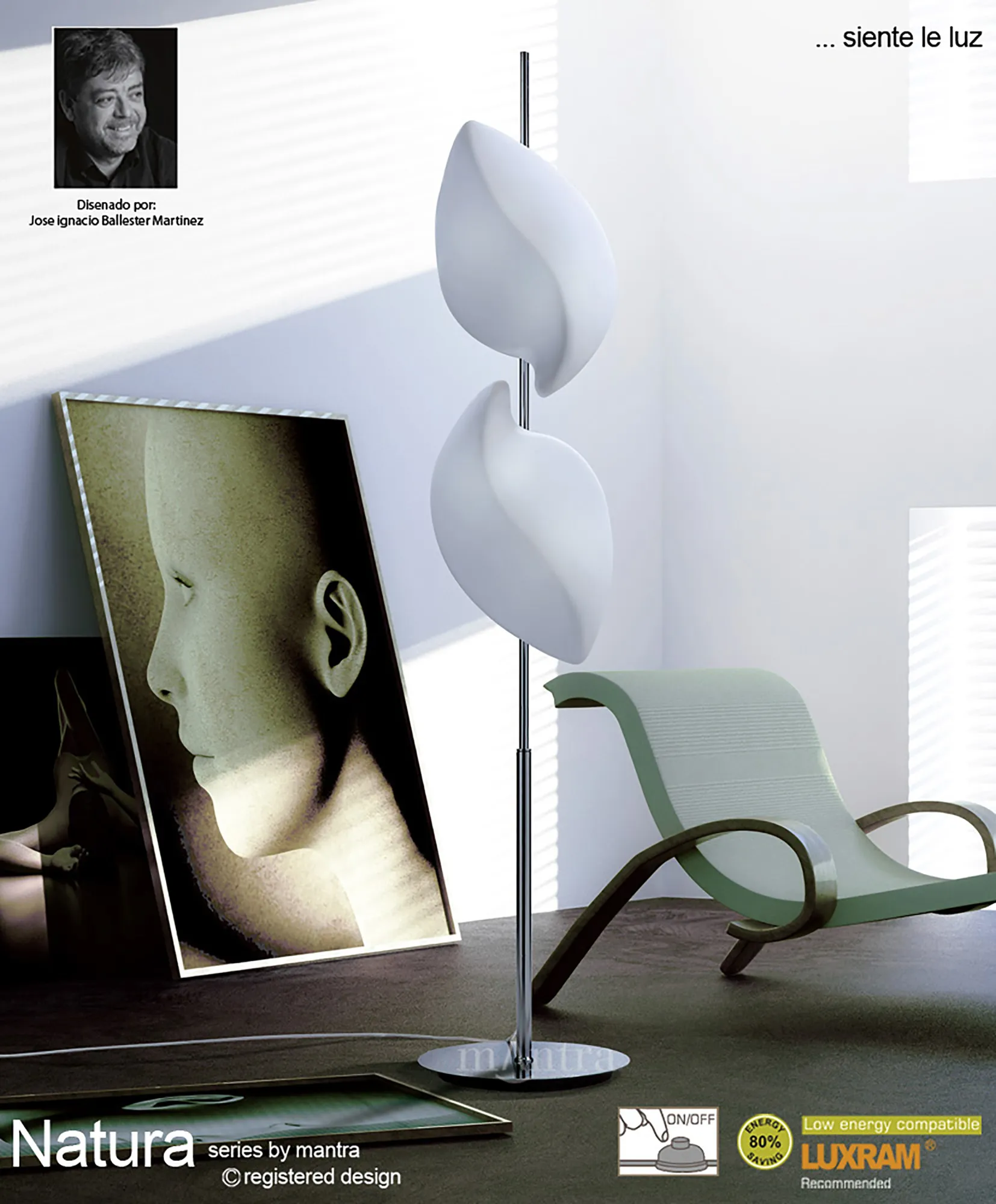 Natura Floor Lamps Mantra Designer Floor Lamps 